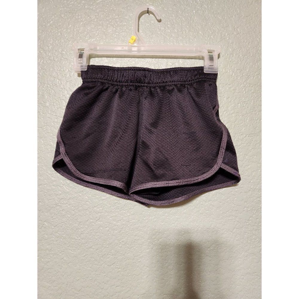 Girls runner shorts medium 8-10 grey